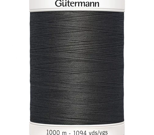 Нить Sew All для всех материалов, 1000м, 100% п/э, цвет 036 серый, Gutermann 701939