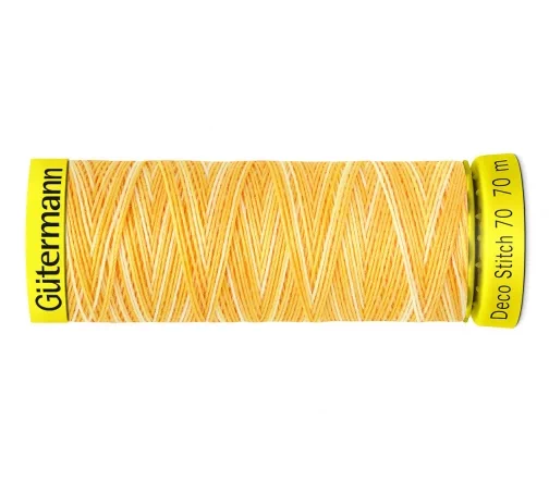 Нить Deco Stitch 70 для декоративных швов, 70м, мультиколор, цвет 9926, Gutermann 702161