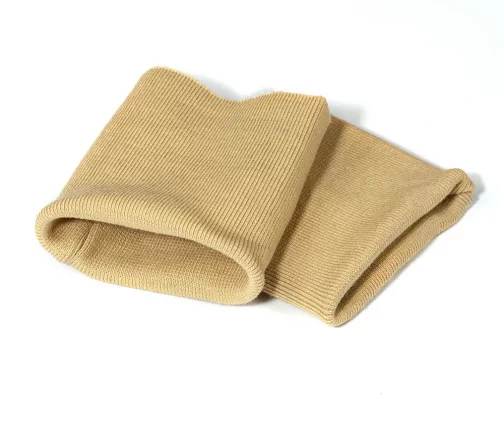 Манжеты трикотаж, хлопок, цвет бежевый, 129-006