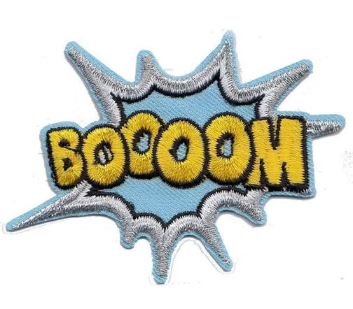 Термоаппликация Marbet "Boooom", 7,5 х 5,5 см, 569860