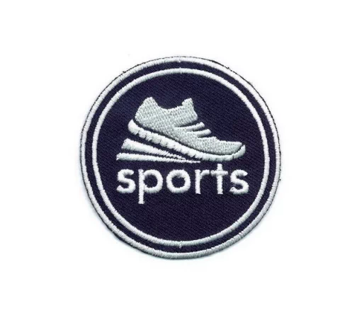 Термоаппликация "Sports", диаметр 6 см, цвет темно-синий, арт. 569499.B