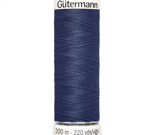 Нить Sew All для всех материалов, 200м, 100% п/э, цвет 593 т.зелено-синий, Gutermann 748277