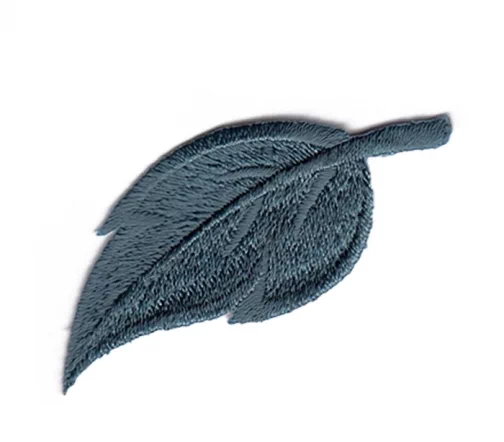 Термоаппликация Marbet "Лист", 3,5 х 1,5 см, серо-синий, 565109.N