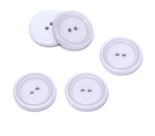 Пуговица Union Knopf, 2 отв., пластик, цвет сиреневый, 20 мм