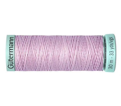 Нить Silk R 753 для фасонных швов, 30м, 100% шелк, цвет 320 зефирно-розовый, Gutermann 723878