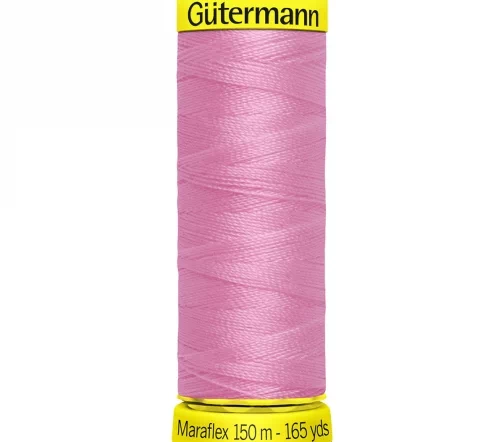 Нить Maraflex для трикотажа, 150м, 100% п/э, цвет 663 темно-розовый, Gutermann 777000