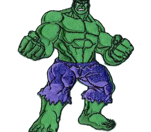 Термоаппликация "Халк стоящий", 6,3 x 6,4 см, арт. 33898