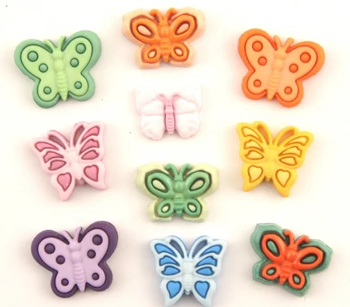 Декоративные пуговицы Buttons Galore "Поцелуи бабочек", 4252