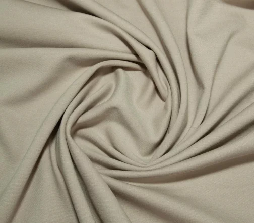 Джерси вискозное однотонное, цвет бежевый, 1092304-2