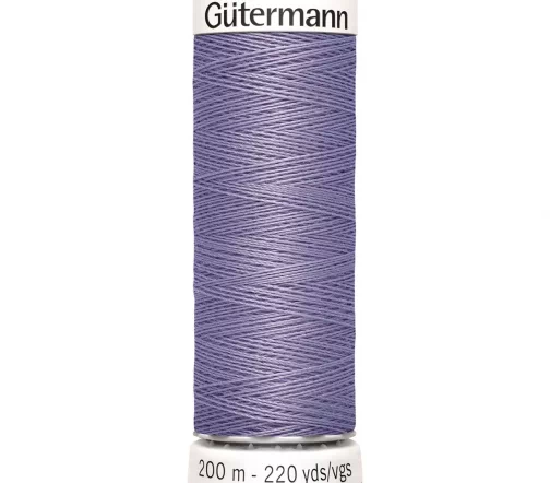 Нить Sew All для всех материалов, 200м, 100% п/э, цвет 202 бледно серо-сиреневый, Gutermann 748277