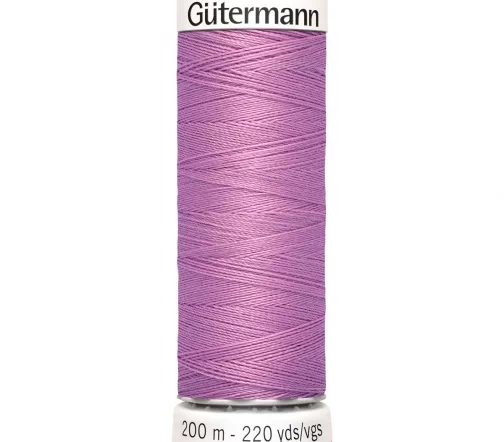 Нить Sew All для всех материалов, 200м, 100% п/э, цвет 211 нежно сиренево-розовый, Gutermann 748277