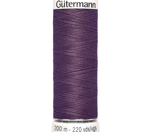 Нить Sew All для всех материалов, 200м, 100% п/э, цвет 128 пыльно серо-сиреневый, Gutermann 748277