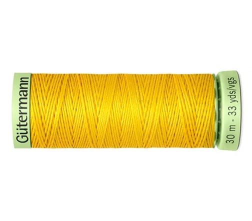 Нить Top Stitch для отстрочки, 30м, 100% п/э, цвет 106 т.желтый, Gutermann 744506