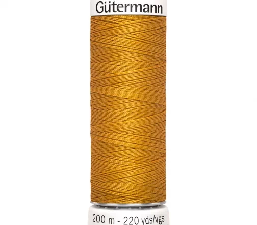 Нить Sew All для всех материалов, 200м, 100% п/э, цвет 412 охра, Gutermann 748277