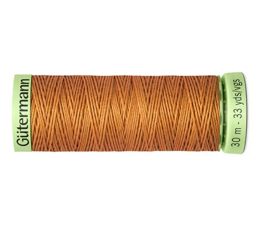 Нить Top Stitch для отстрочки, 30м, 100% п/э, цвет 612 рыжая охра, Gutermann 744506