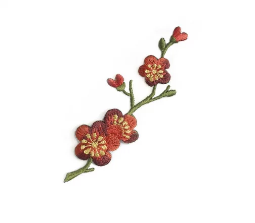 926687 Термоаппликация "Вишневая ветвь" 3х8,8 см, Prym