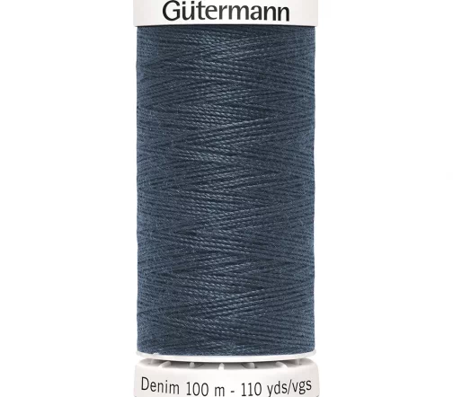 Нить Denim для джинсовой ткани, 100м, 100% п/э, цвет 7635, Gutermann 700160