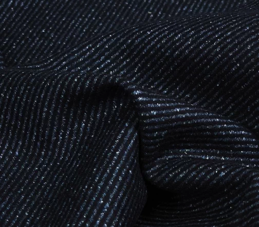 Шерсть с кашемиром в полоску, цвет темно-синий, 61554