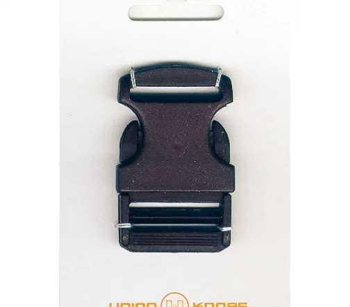 Пряжка фастекс, Union Knopf, пластик, цвет черный, 30 мм, 75083