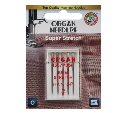 Иглы супер стрейч № 75 (5шт), блистер, ORGAN, 484793