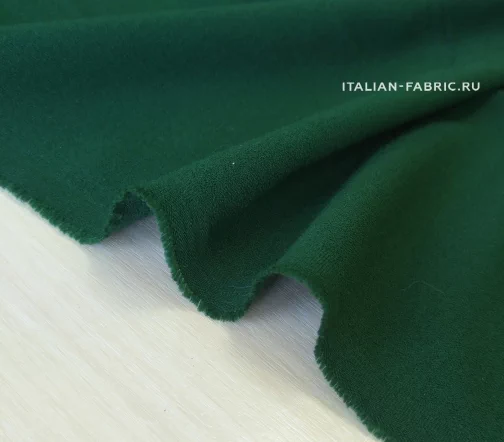 Креп однотонный, цвет зеленый, CR11-8