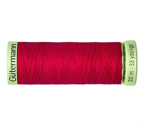 Нить Top Stitch для отстрочки, 30м, 100% п/э, цвет 909 малиновый, Gutermann 744506