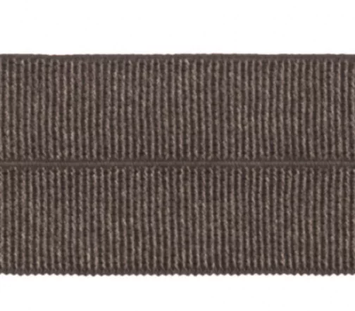 Лента окантовочная эластичная 14мм, цвет 098 темно-коричневый