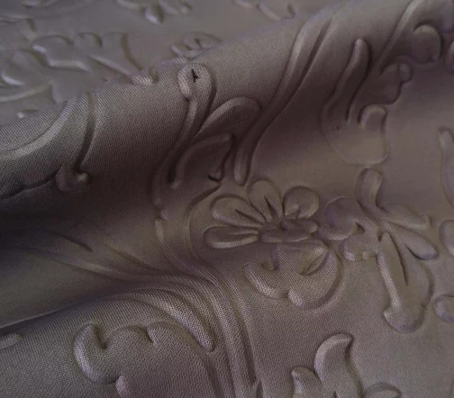 Неопрен с геометрическим узором, цвет какао, 00203-2