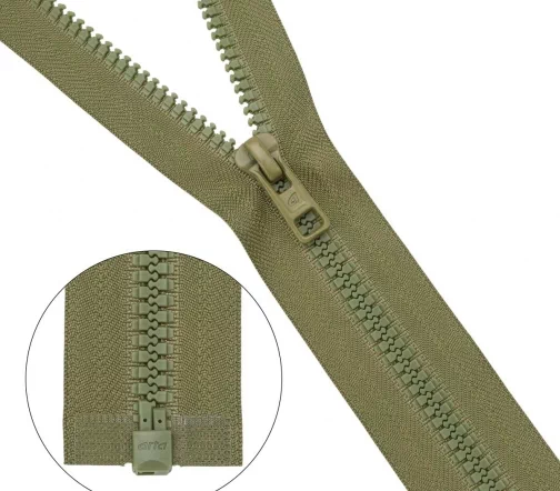 Молния ARTA "трактор" разъем. (1 зам.,Т6) -60см (2076) (A342 фисташковый), 193-60-A342