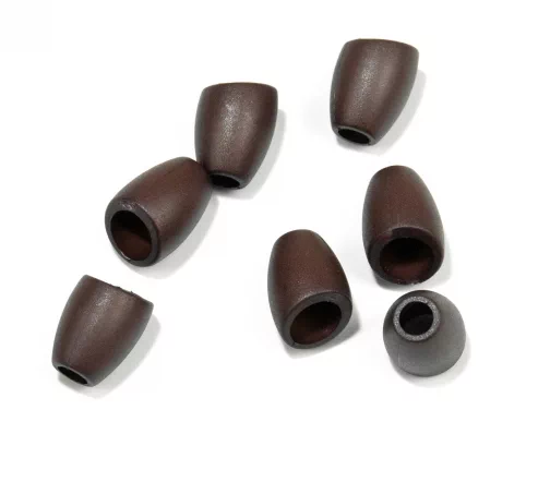 Наконечник для шнура Union Knopf, пластик, цв.коричневый, 16 мм