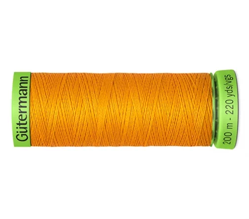 Нить Extra Fine 150 для особо деликатных тканей, 200м, 100% п/э, цв.362 оранж-желт, Gutermann 744581