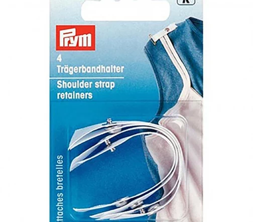 401169 Держатель для бретелек, цвет белый, упак./4 шт., Prym