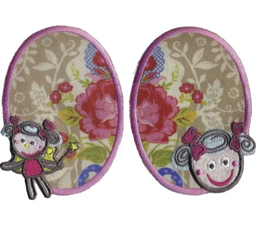 Термоаппликации HKM "Заплатки с Феей", 9,5 х 8 см, 2 шт., арт. 32431