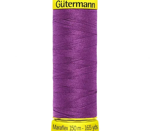 Нить Maraflex для трикотажа, 150м, 100% п/э, цвет 321 малабарская слива, Gutermann 777000