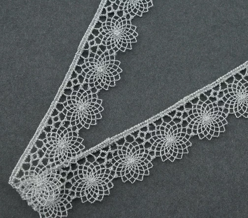 Гипюр IEMESA, ширина 16 мм, цвет серый