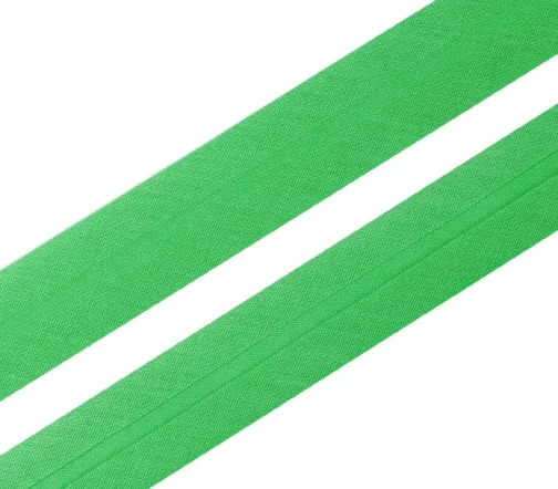 Косая бейка SAFISA, 20мм, хлопок, цвет 062, светло-зеленый