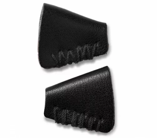 416695 Наконечники для шнура, кожа, 25 мм, черный, 2 шт., Prym