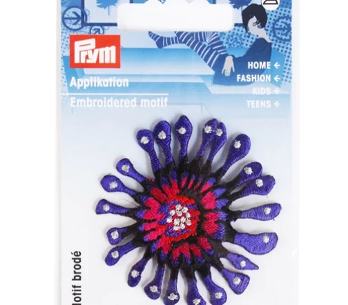 926617 Термоаппликация "Цветок" фиол./роз. цв., 5*5 см, Prym