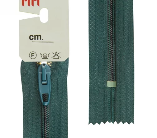 Молния Meras Rizip спираль, 20 см, неразъёмная, 4 мм, цвет 2723, темно-зеленый