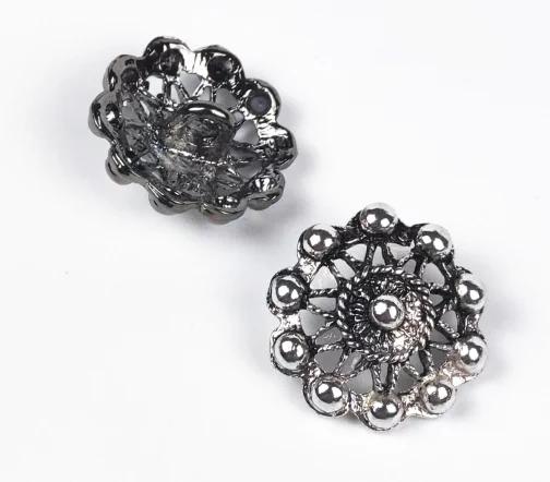 Пуговица, Union Knopf, на ножке, металл, 25 мм