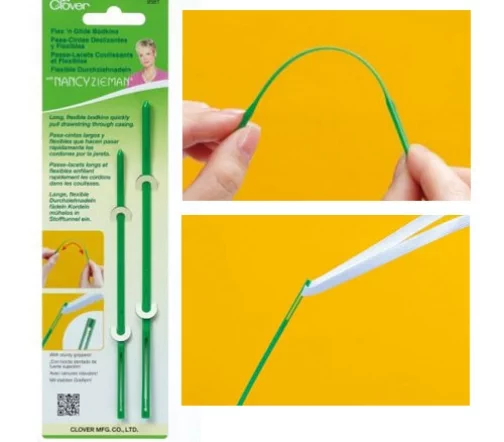 9581 Набор гибких пластиковых игл для продергивания (2 шт.) Clover