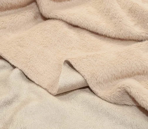 Дубленка искусственная двусторонняя, цвет бежевый, 1092213-3