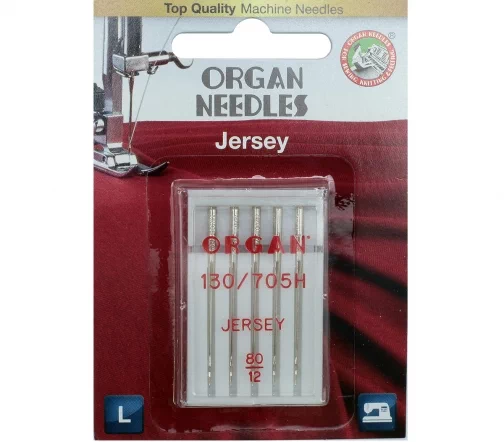 Иглы джерси № 80 (5шт), блистер, ORGAN, 508028