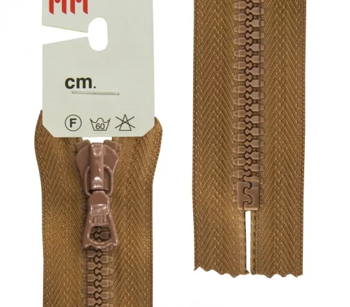 Молния Riri трактор неразъёмная, 1 замок, 6мм, 20см, цвет 2209, светло-коричневый