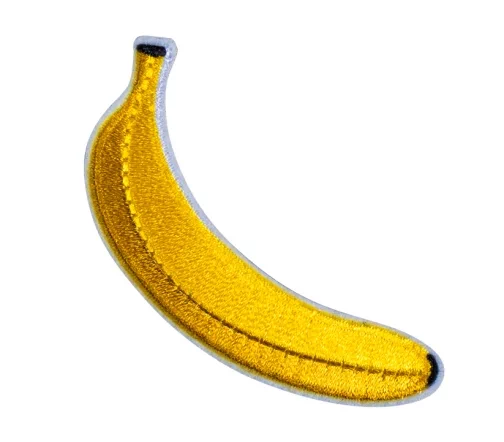 Термонаклейка HKM "Банан", 2,5 х 6,4 см