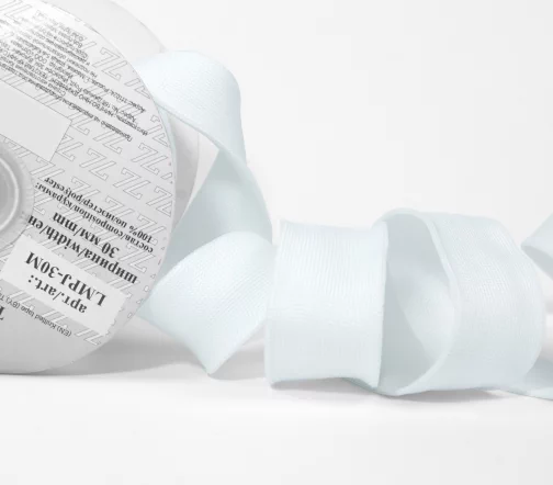 Тесьма декоративная "BLITZ" лампасная, 30 мм, цвет белый