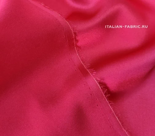 Шелк атласный малиновый, SEA11-17
