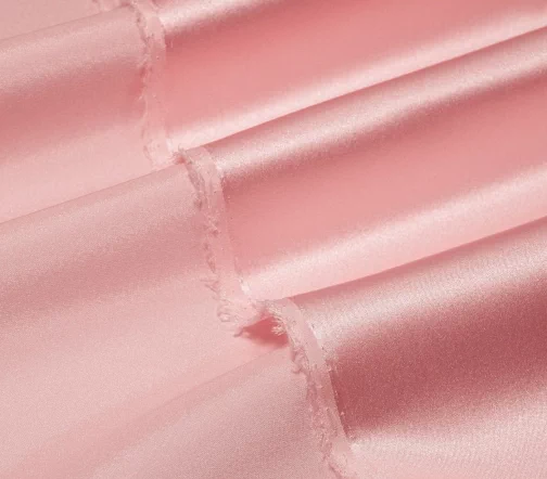 Шелк атласный светло-розовый, SEA11-27