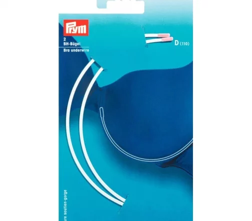 991808 Косточки для бюстгальтера, размер D (110) белый цв. Prym