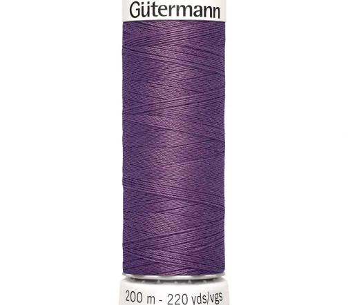 Нить Sew All для всех материалов, 200м, 100% п/э, цвет 129 т.сиреневый, Gutermann 748277